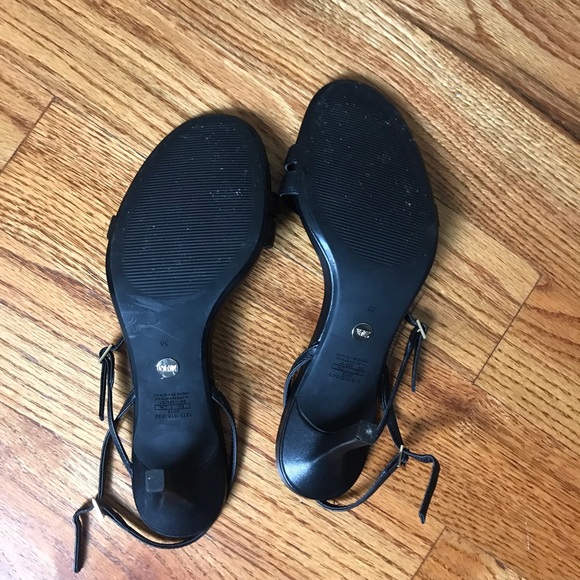 Zara Black Leather Strappy Sandal - Picture 5 of 7